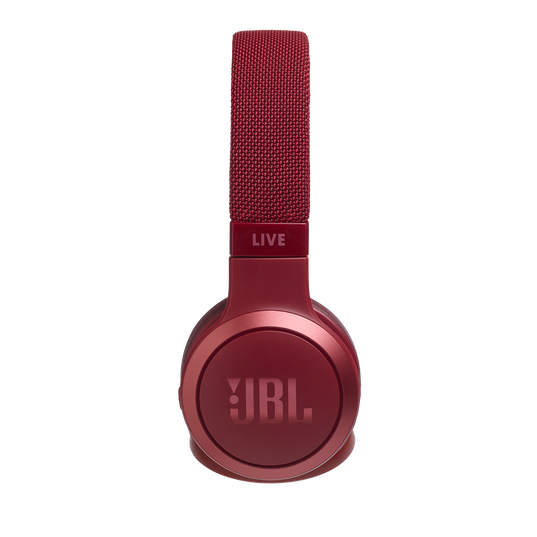 JBL LIVE 400BT - Red - Your Sound, Unplugged - Detailshot 1